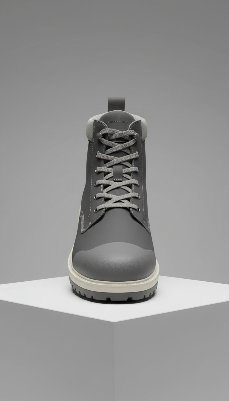 Weatherproof matte city boots